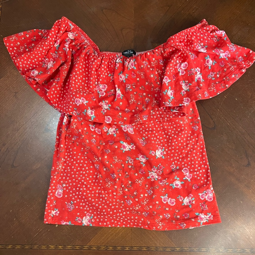 Rue 21 off the shoulder blouse L